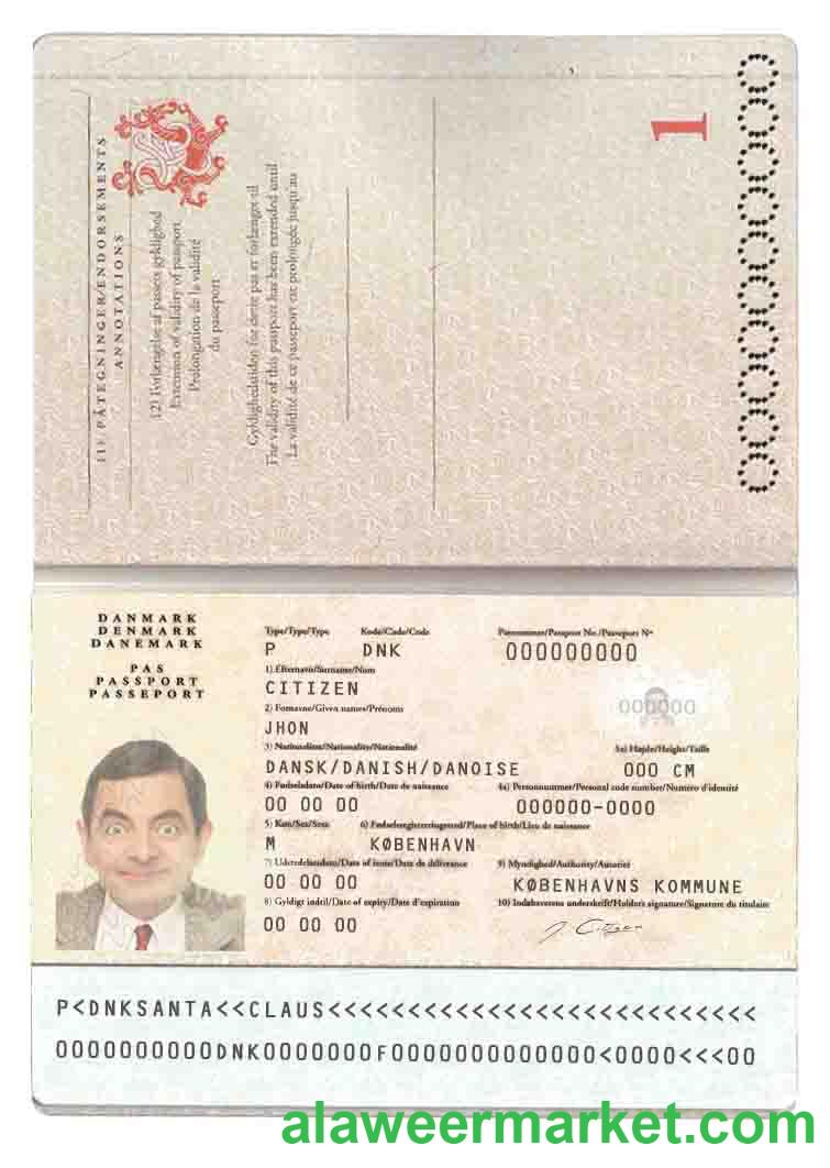 Denmark passport